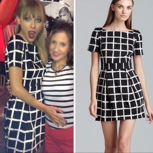 French Connection ‘Richie’ Check Print Dress, Sz 4